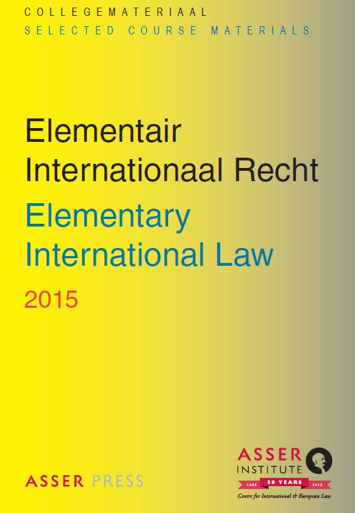 Elementair Internationaal Recht 2015/Elementary International Law 2015